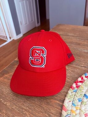 Red NC State Mens Hat New Era